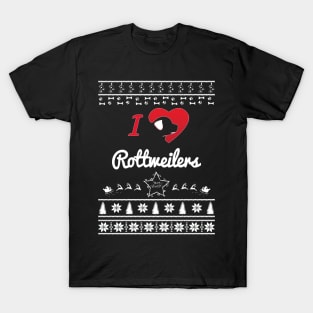 Merry Christmas ROTTWEILERS T-Shirt